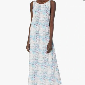 Lovers + Friends Golden Light Pastel Python Print Dress